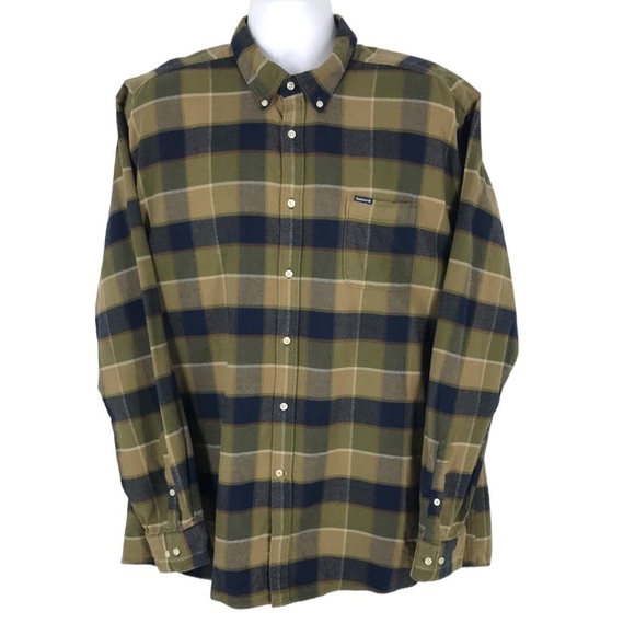 Babour Men's Valley Tailored Shirt in Stone Men's Size XXL - Picture 1 of 11